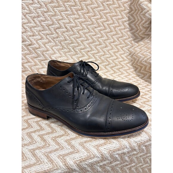 Johnston & Murphy Other - Johnston & Murphy Men’s Conard 2.0 Cap Toe Black Full Grain Leather